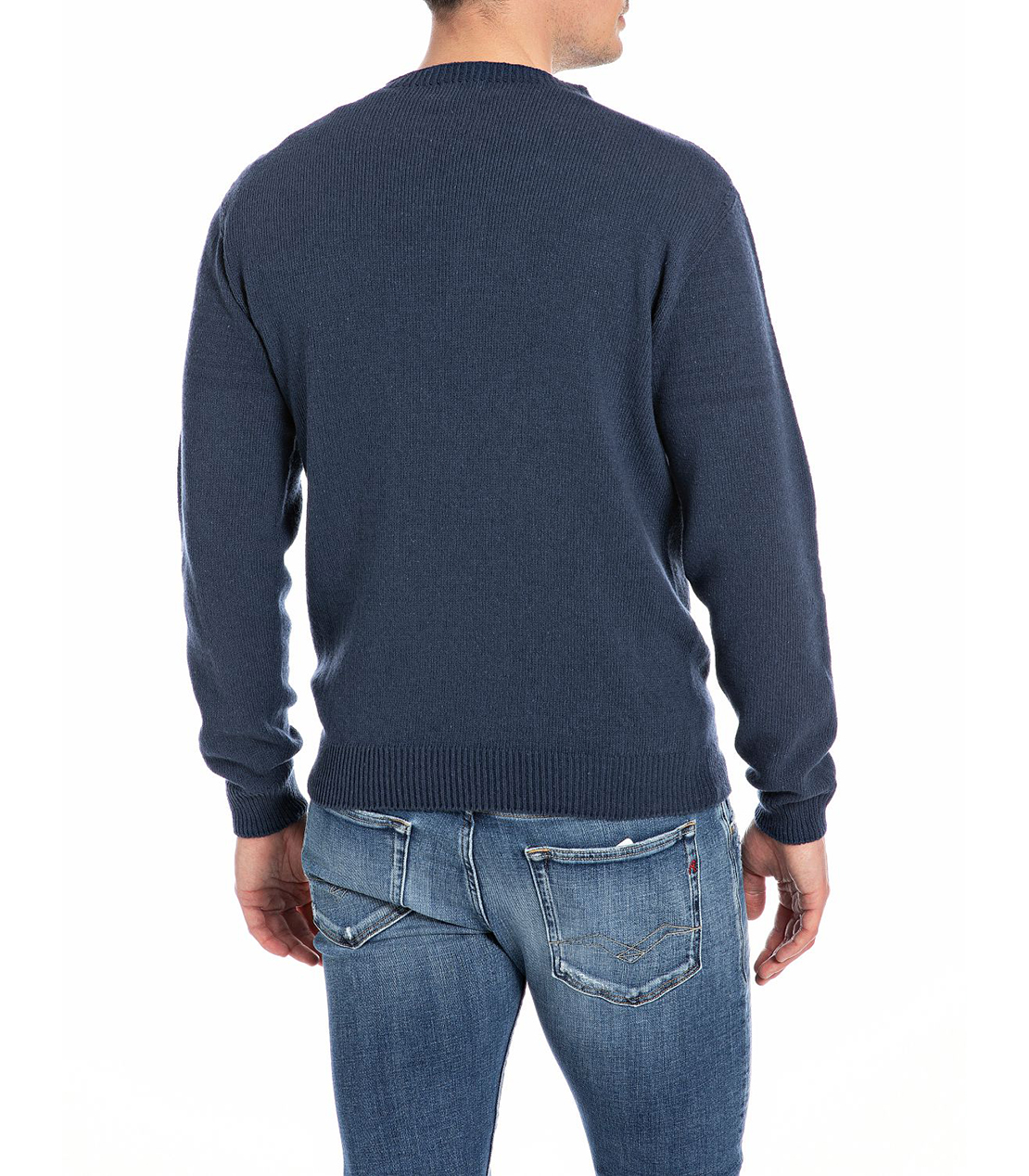 リサイクルコットンMIX クルーネックプルオーバー 詳細画像 ブルー 2